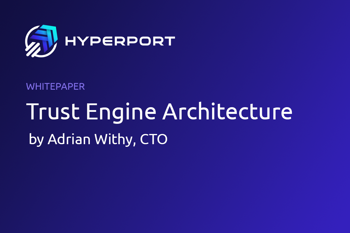 Trust Engine architecture whitepaper cover